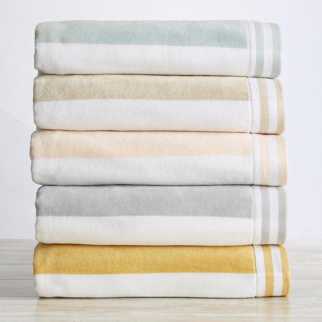 4-Pack Striped Cabana Beach Towel