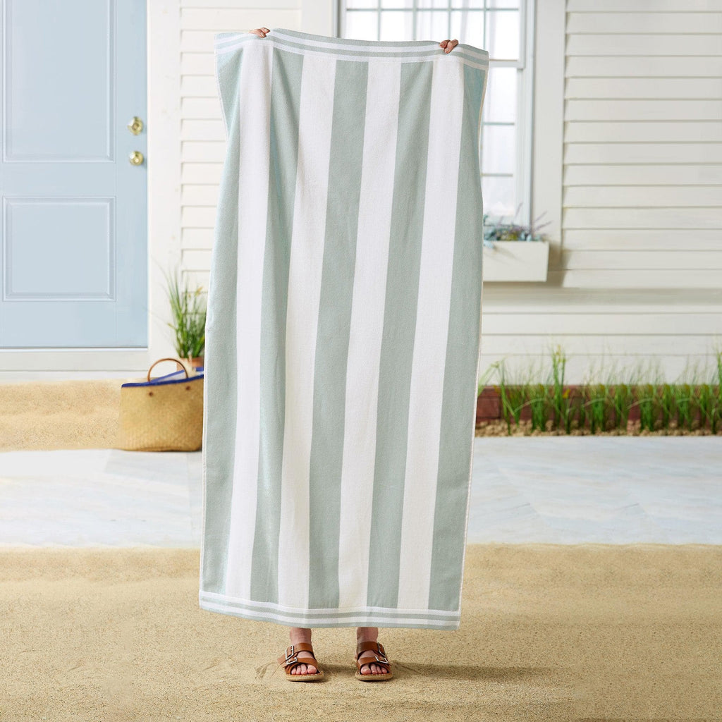 4-Pack Striped Cabana Beach Towel