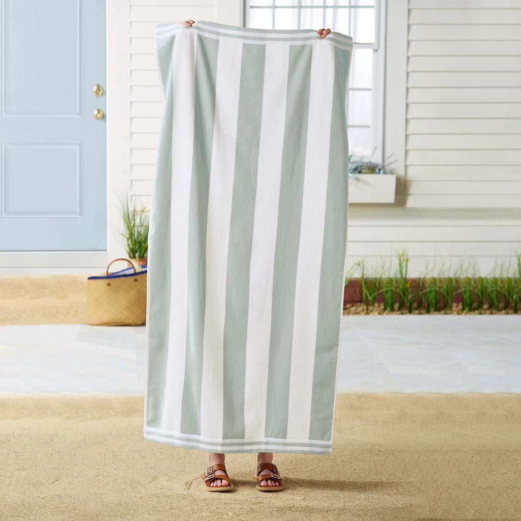 4-Pack Striped Cabana Beach Towel