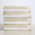 4-Pack Striped Cabana Beach Towel