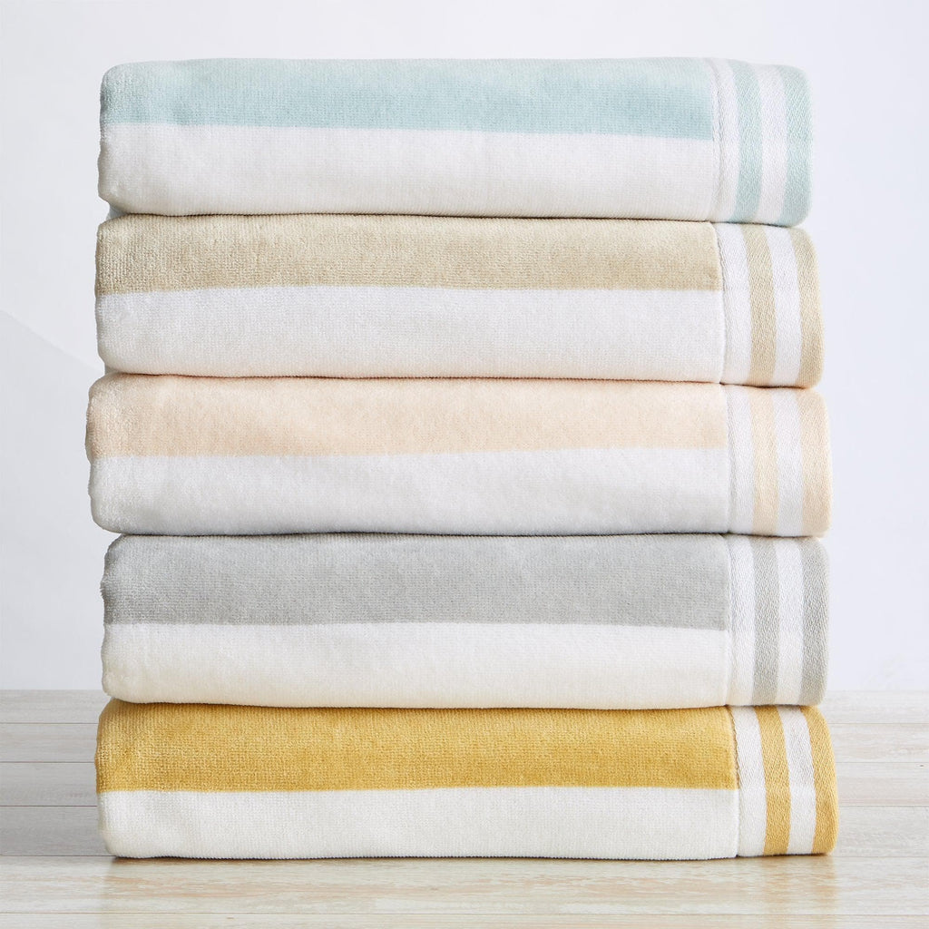 4-Pack Striped Cabana Beach Towel